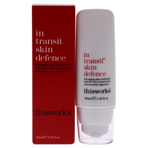 In Transit Skin Defence by ThisWorks for Unisex - 1.35 oz Moisturiser