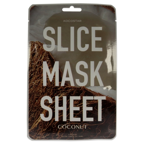 KOCOSTAR  Slice Sheet Mask - Coconut By for Unisex - 1 PC Mask