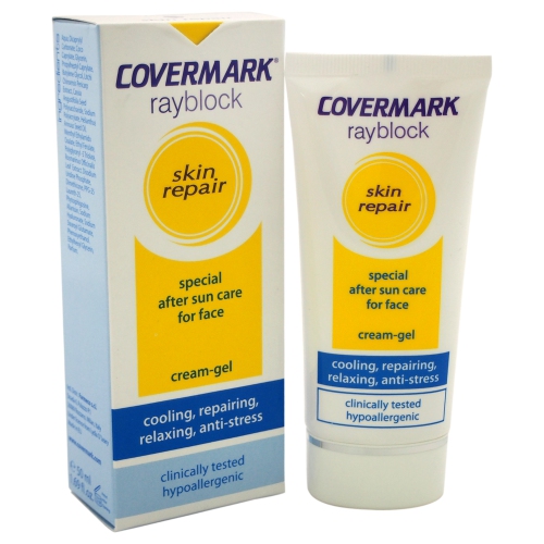 Ray Block Skin Repair Special After Sun Care For Face Cream Gel by Covermark for Unisex - 1.69 oz Cream & Gel