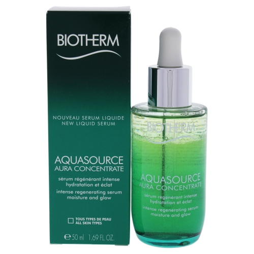 Aquasource Aura Concentrate by Biotherm for Women - 1.69 oz Serum