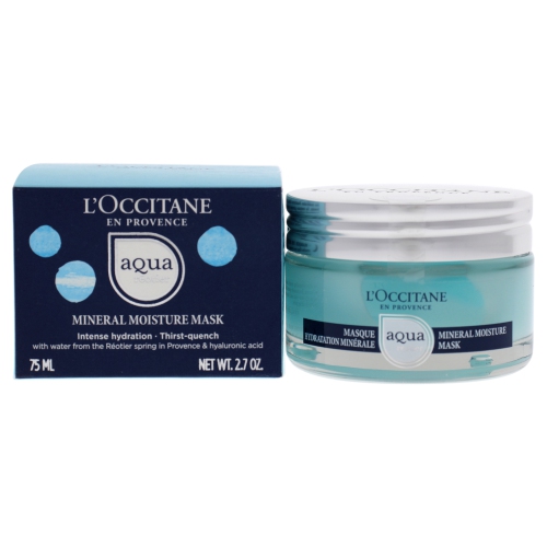 Aqua Reotier Mineral Moisture Mask by LOccitane for Unisex - 2.7 oz Mask