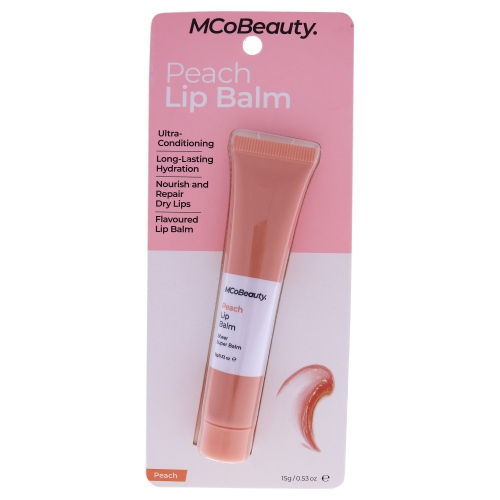 Lip Balm - Peach by MCoBeauty for Women - 0.53 oz Lip Balm