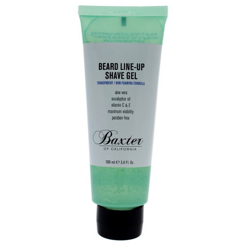 Beard Line-Up Shave Gel by Baxter Of California for Men - 3.4 oz Shave Gel