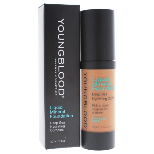 YOUNGBLOOD  Liquid Mineral Foundation - Barbados By for Women - 1 OZ Foundation