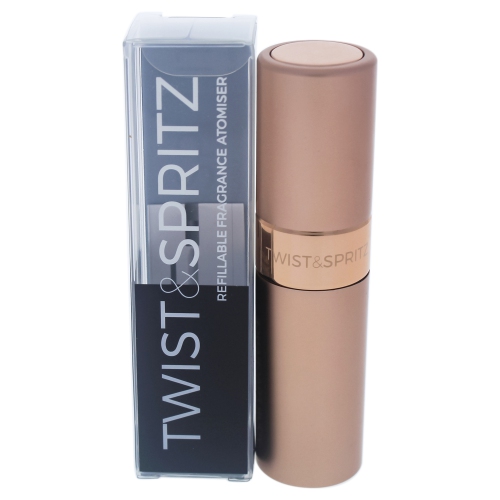 Twist and Spritz Atomiser - Rose Gold by Twist and Spritz for Women - 8 ml Refillable Spray