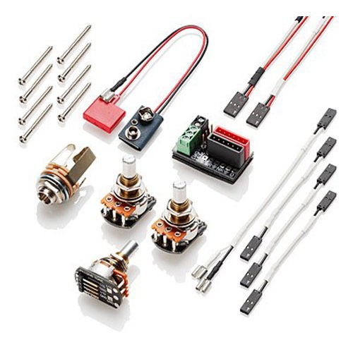 EMG J Active Bass Guitar Pickup Set, Black