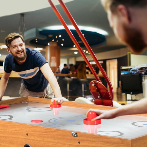 Gymax 48'' 3-In-1 Multi Combo Game Table Foosball Soccer Billiard Slide Hockey For Kids