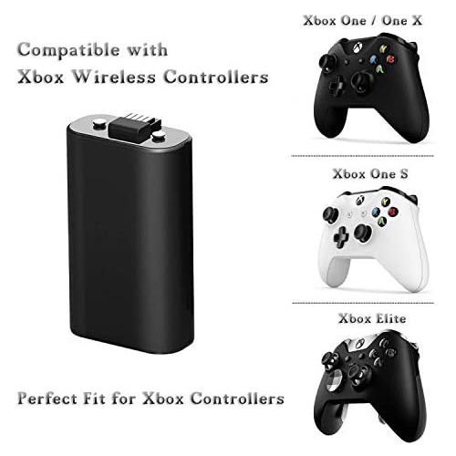 Batterie au lithium-polymère rechargeable de 1200 mAh pour manette de Xbox One, Xbox One S,