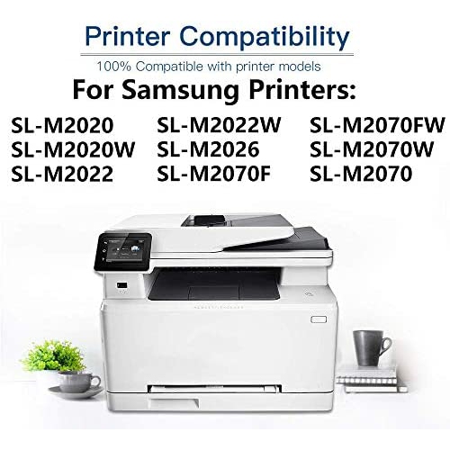 1-Pack Compatible 111S Black Toner Cartridge Use for Samsung Xpress SL-M2020 SL-M2020W Printer (High Yield)