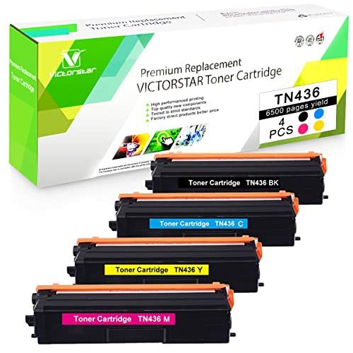 Compatible Toner Cartridge TN436 4 Pack for Brother MFC-L8900CDW HL-L8360CDW HL-L8360CDWT HL-L9310CDW