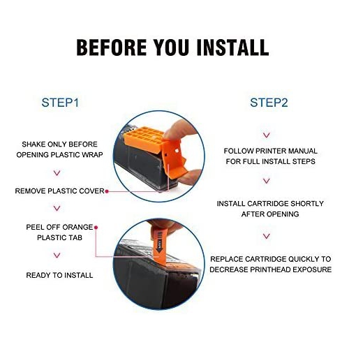 Conink Pgi-250xl Cli-251xl Ink Cartridges Compatible to Pixma Mx922 Mx722 Ip7220 Ip8720 Ix6820 Mg5420 Mg5422 Mg5520