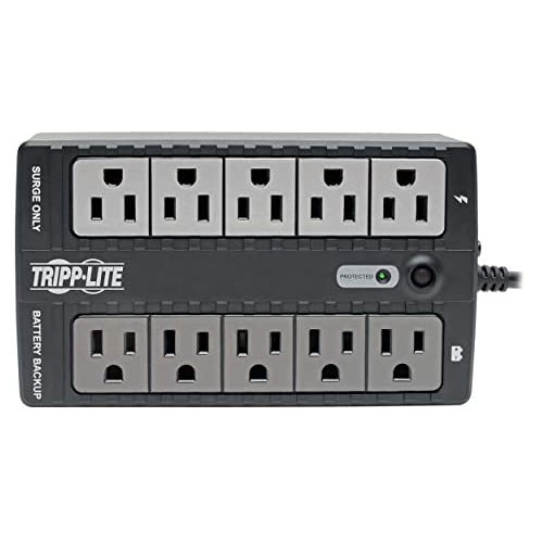 Tripp Lite Internet550U 550Va 300W Ups Desktop Battery Back Up Compact 120V USB Rj11 PC, 8 Outlets