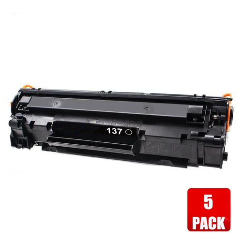 Prime 5 Pack Canon 137/Canon-137 Black Toner Cartridge