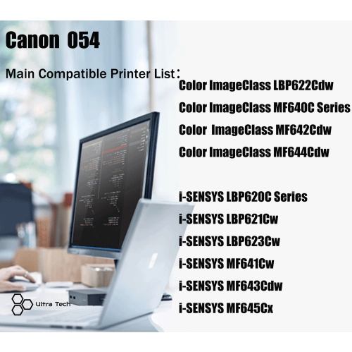 Prime Canon 054/Canon-054/054h/canon054/canon 054 Compatible Standard Page Yield Yellow Toner Cartridge