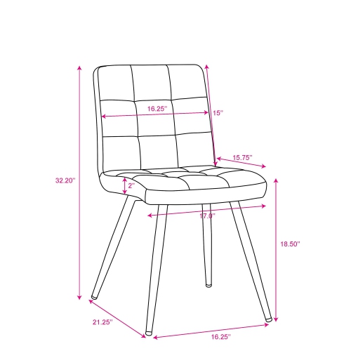 Viva Lifestyle Furiture 5PC DINING SET - BLACK TABLE/GREY CHAIR