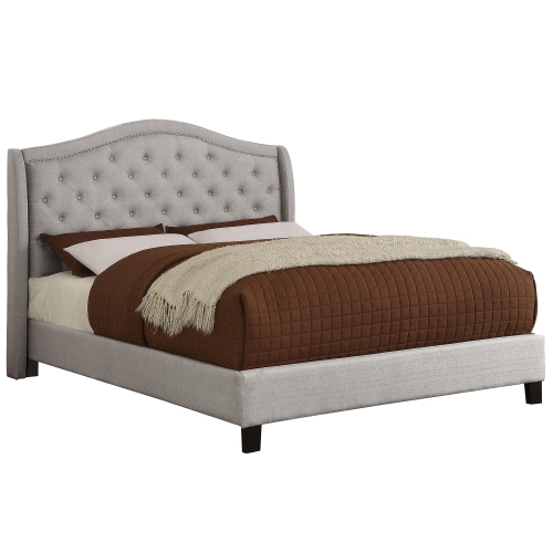 VIVA LIFESTYLE INC.  Furiture 60" Queen Platform Bed - In Grey