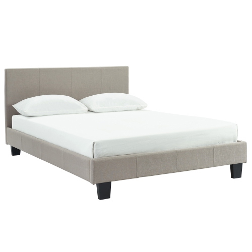 VIVA LIFESTYLE INC.  Furiture 54" Double Platform Bed - In Grey