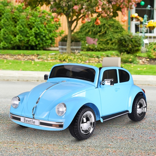 Aosom Licensed Volkswagen Beetle Electric Kids Ride On Car 6v Battery Powered Toy Best Buy Canada
