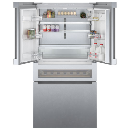 Bosch 36" 21.2 Cu. Ft. French Door Refrigerator with Ice Dispenser (B36CL81ENG) - Stainless Steel