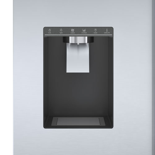 Bosch 36" 21.6 Cu. Ft. Counter-Depth French Door Refrigerator with Dispenser (B36CD50SNS) - Stainless