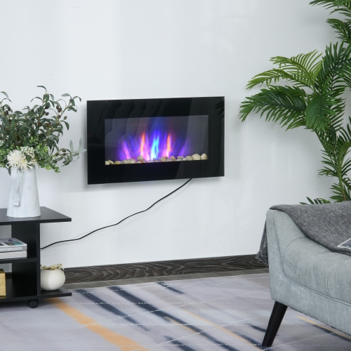 HOMCOM 1500W Electric Fireplace Heater
