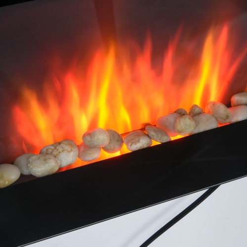 HOMCOM 1500W Electric Fireplace Heater