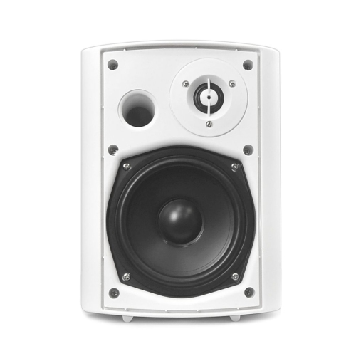 Pyle Pair of 5.25'' Home Bluetooth Speaker System, IP44 Waterproof - White