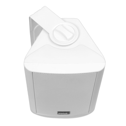 Pyle Pair of 5.25'' Home Bluetooth Speaker System, IP44 Waterproof - White
