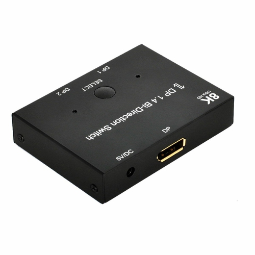 axGear DP DisplayPort 1.4 Bi-Direction Switch MST Hub Support HDCP SST Extended