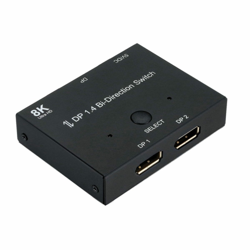 axGear DP DisplayPort 1.4 Bi-Direction Switch MST Hub Support HDCP SST Extended