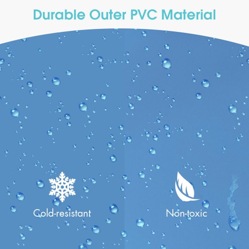 Gymax 55'' Foldable Dog Pet Pool Kiddie Bathing Tub Indoor Outdoor Portable Leakproof