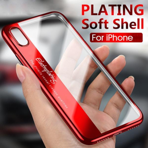Luxury Electroplating Fashion Case Soft Back Letter Cover For iPhone XR