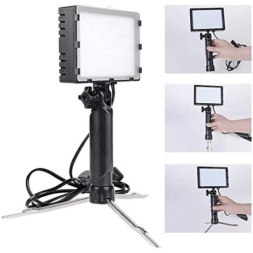 Vivider 2PCS 60 LED Photography LED Continuous Light Lamp 5500K Portable Camera Photo Lighting for Table Top Studio