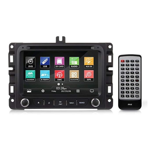 Pyle Jeep Renegade 2015/2016 Car Stereo Receiver, Bluetooth V2.0, 7'' HD Touchscreen, AM/FM Radio,