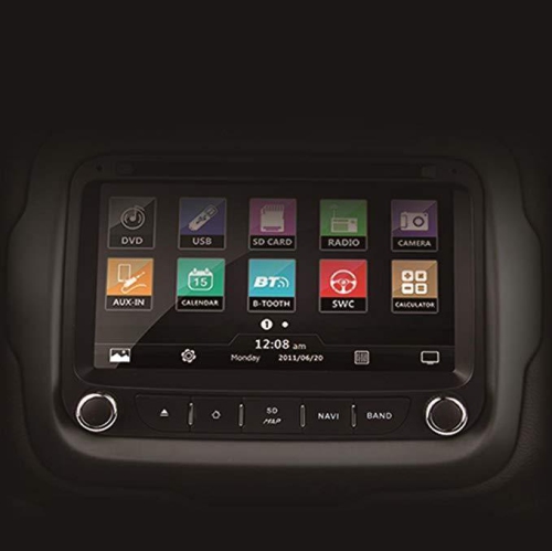 Pyle Jeep Renegade 2015/2016 Car Stereo Receiver, Bluetooth V2.0, 7'' HD Touchscreen, AM/FM Radio,