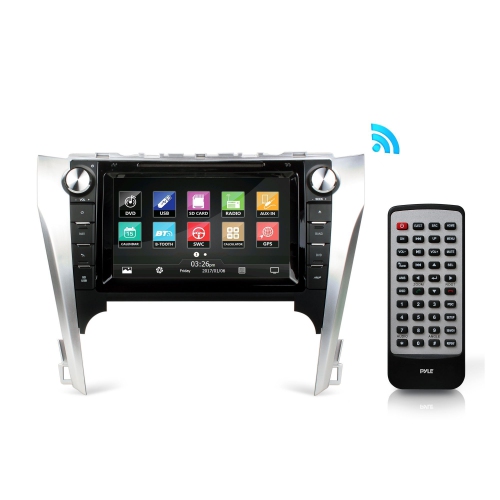 Pyle 2012 Toyota Camry Stereo Receiver, 8’’ HD Touchscreen, Bluetooth V2.0,