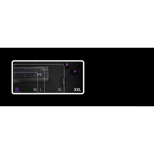 Primus PMP-01M Arena Anti-Slip Rubber Base-Soft Fabric Gaming Mouse Pad - Black