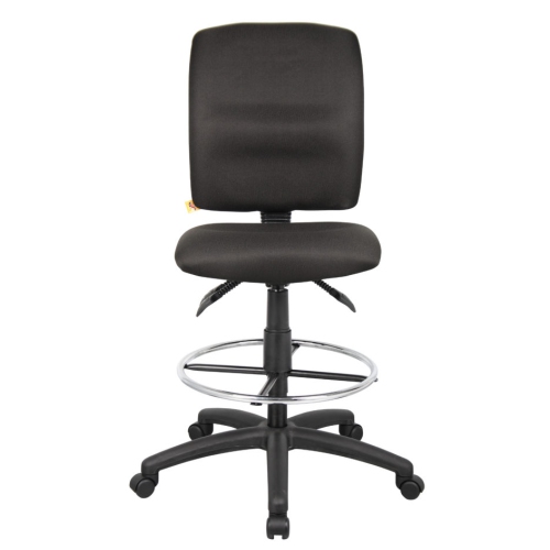 Nicer Furniture Multi-Function Task Drafting Chair, Fabric, Armless