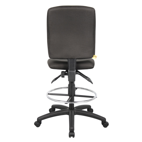 Nicer Furniture Multi-Function Task Drafting Chair, Fabric, Armless