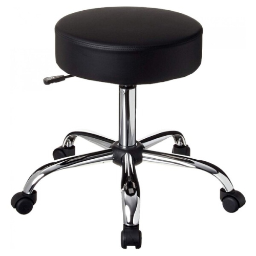 Nicer Furniture Caressoft Medical/Drafting Stool Black," adjustable height"