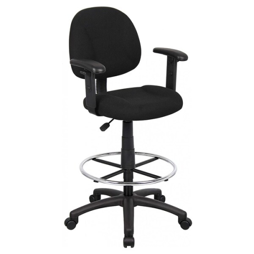Occ Drafting Stool With Foot Ring And, Drafting Chairs With Arms