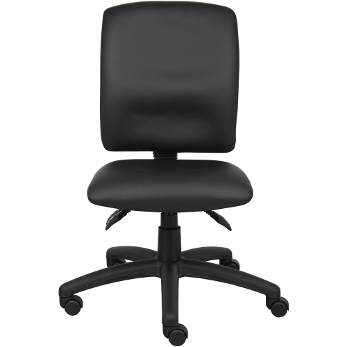 Nicer Furniture Multi-Function Task Computer Desk Chair, Polyurethane, No Arms