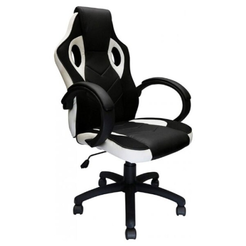 NICER INTERIOR  Furniture Racing Gaming Chair With Tilt And Armrest In White