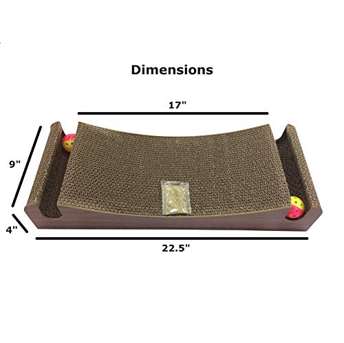 iPet Cat Scratcher Board with Ball