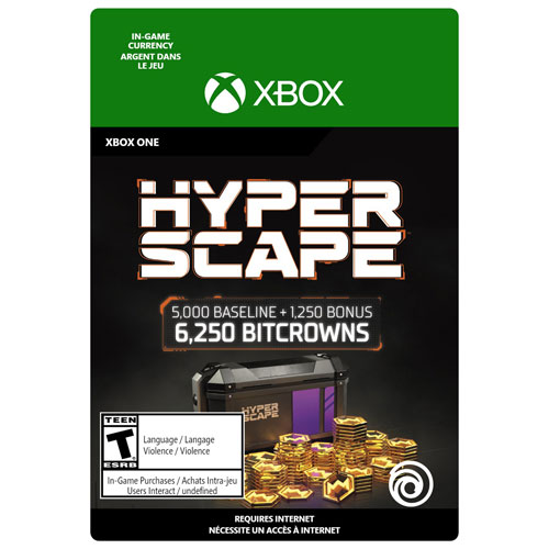 Hyper Scape - 6250 Bitcrowns - Téléchargement numérique