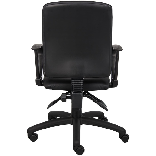 Nicer Furniture Multi-Function Task Computer Desk Chair, Polyurethane, Loop Arms