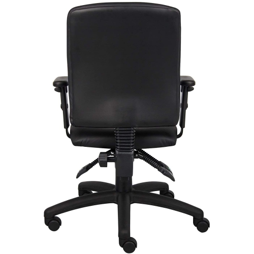 Nicer Furniture Multi-Function Task Computer Desk Chair, Polyurethane, Adjustable Arms