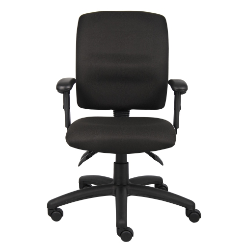 Nicer Furniture Multi-Function Task Computer Desk Chair, Fabric, Adjustable Arms