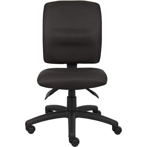 Nicer Furniture Multi-Function Task Computer Desk Chair, Fabric, No Arms