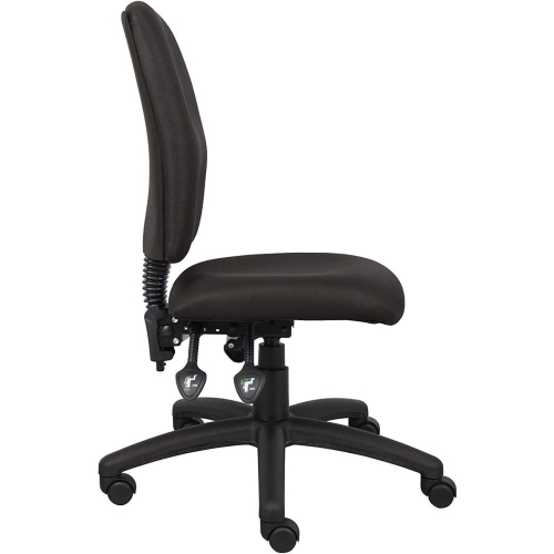 Nicer Furniture Multi-Function Task Computer Desk Chair, Fabric, No Arms